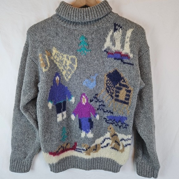 SKYR Sportswear Sweaters - Vintage SKYR Wool woven sweater, size Small